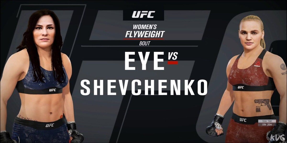 Shevchenko and Eve fight promot image from UFC 4