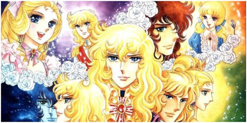 Multiple members of royalty dressed in finery