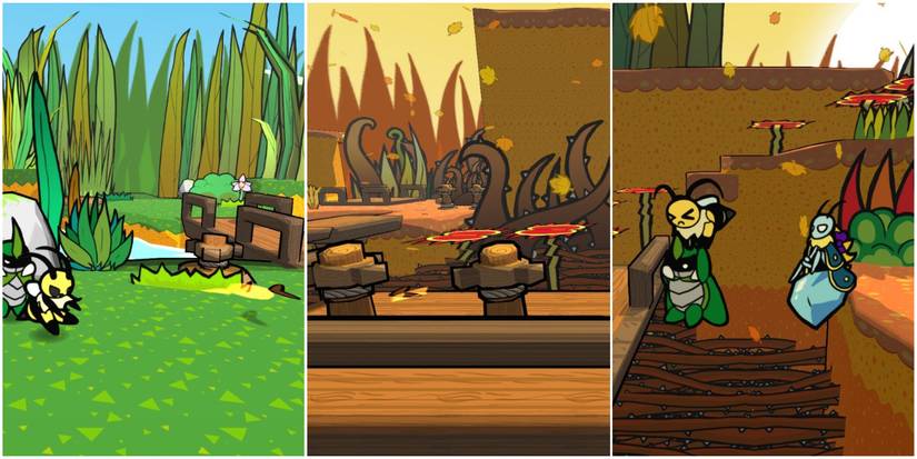 Vi Using Beemerang Toss, Beemerang Halt, Bee Fly