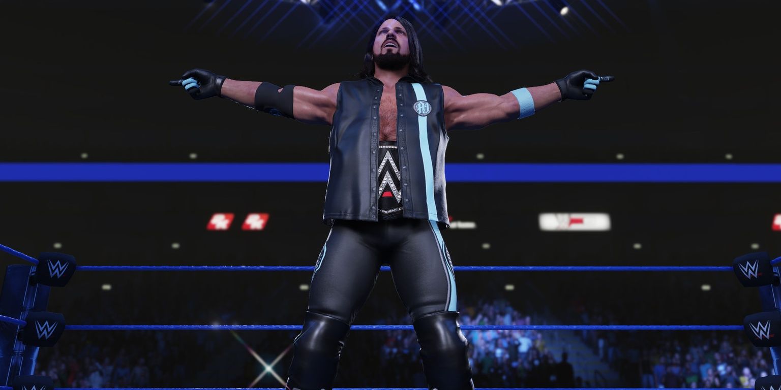 WWE Champion Aj Styles In WWE 2K19