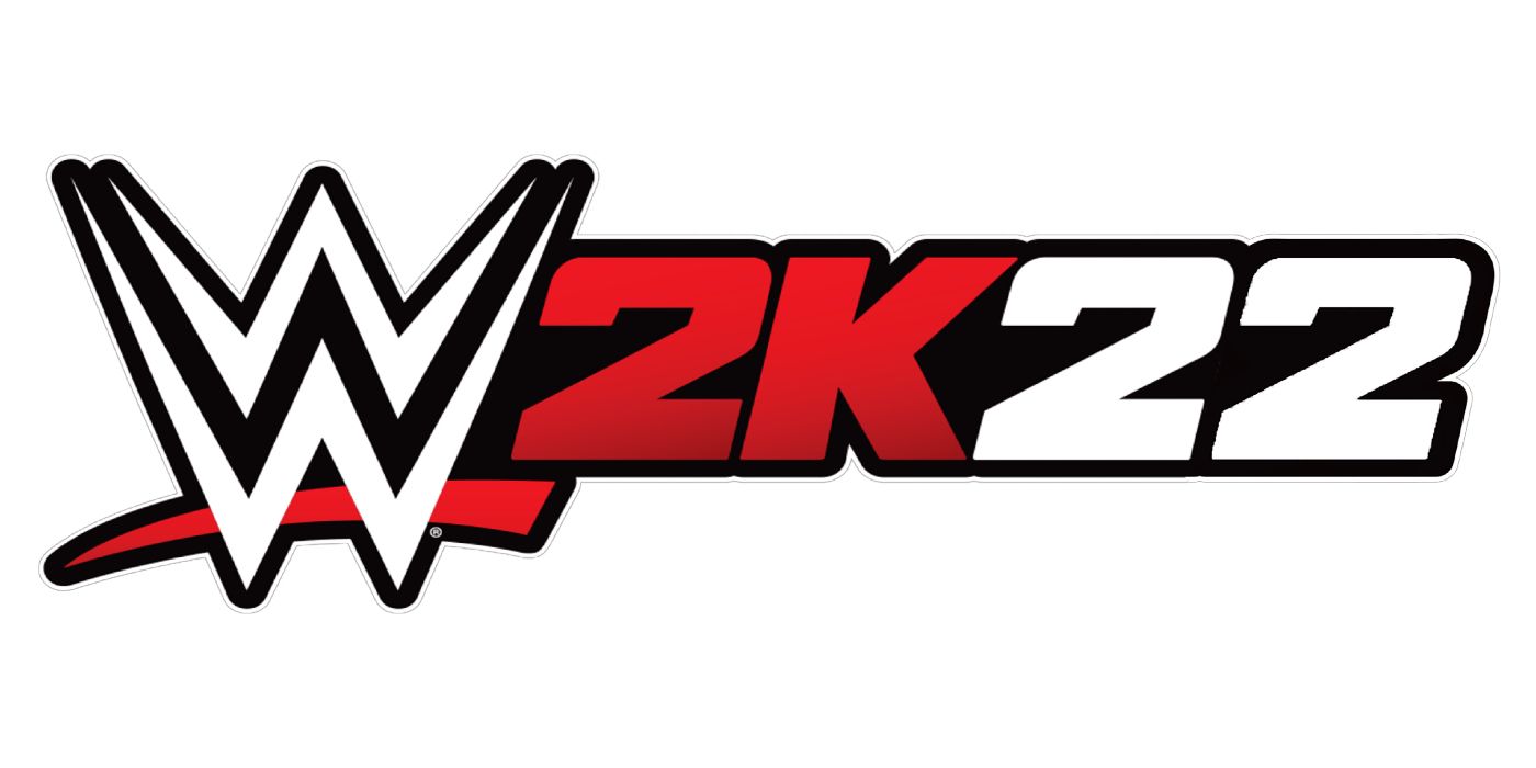 WWE 2K22 Logo Red and White