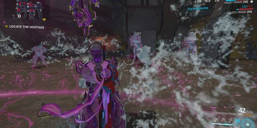 Frost avalnche ability freezing enemies