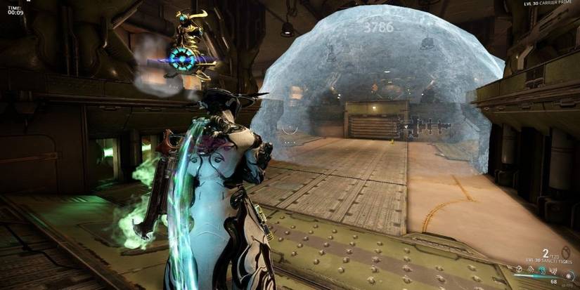 Frost Snow Globe in the distance