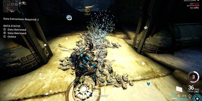 Warframe Nidus Virulence ability shooting infestation across the ground