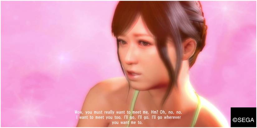 Teltel Boys Club Clerk Speaks with Kiryu