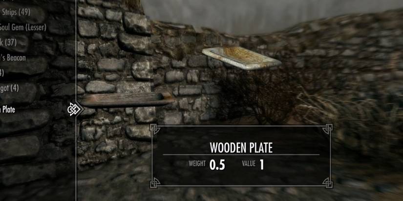 Wooden Plate Inventory View