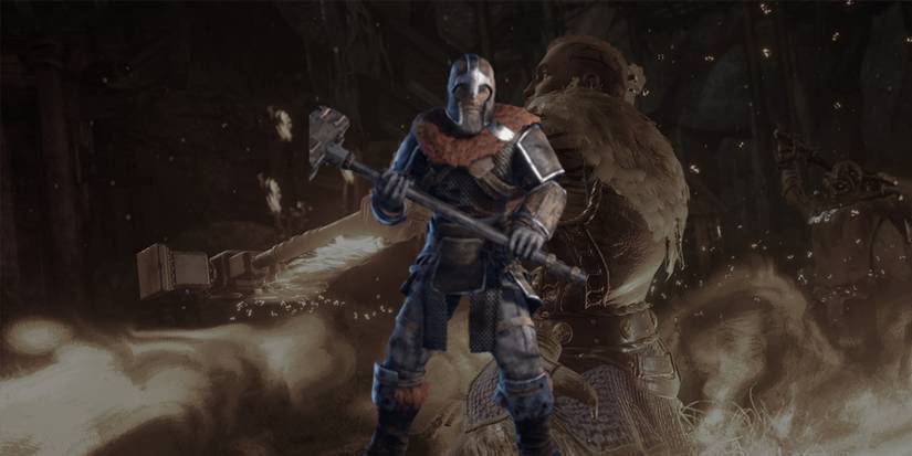 Wulfgar and the Tempus Champion Warhammer while wearing its core set