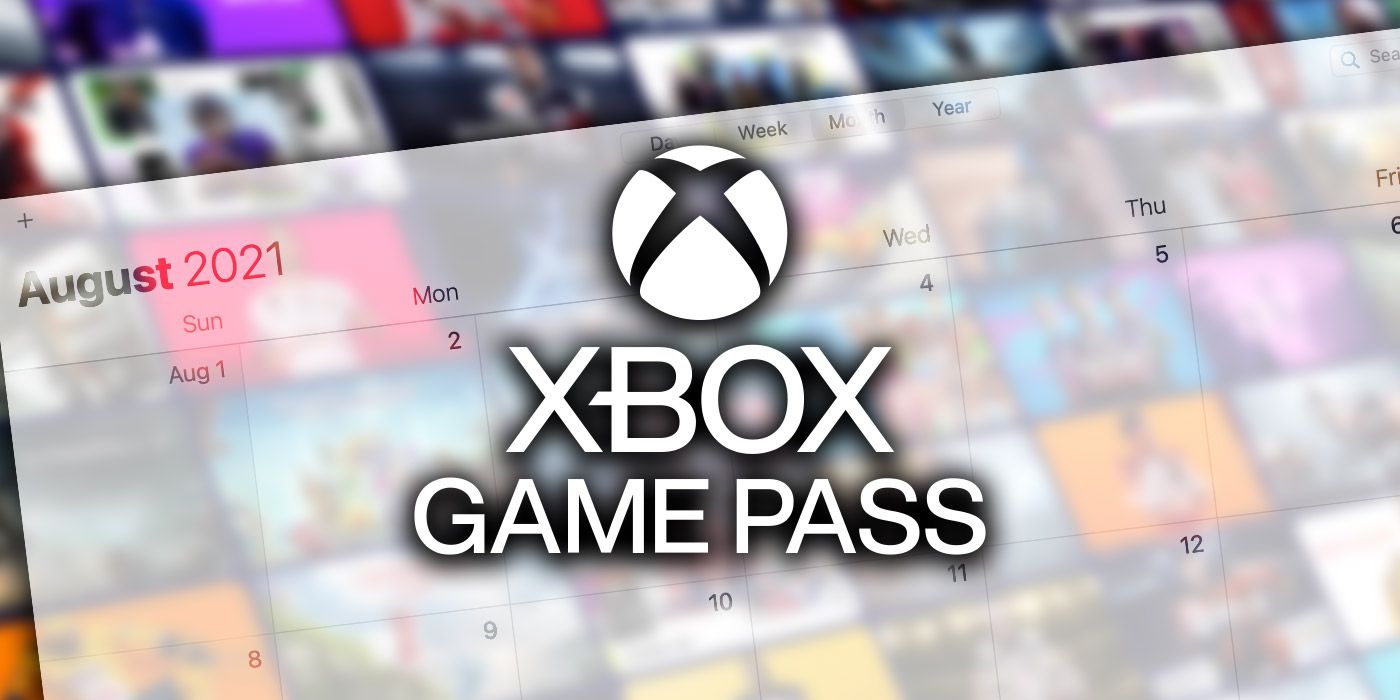 Xbox Game Pass August 2021
