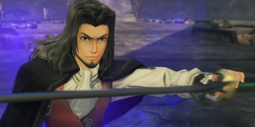 Xenoblade Chronicles Dunban blocking with sword