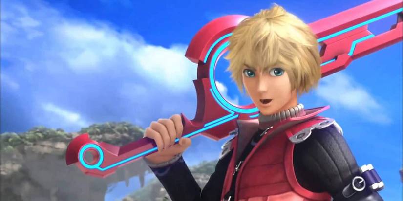 Xenoblade Chronicles Shulk hold Monado