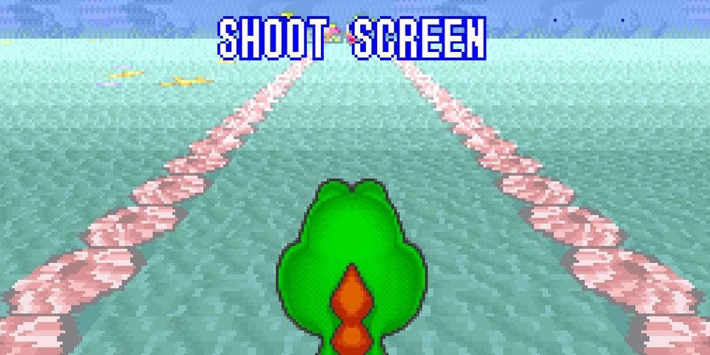 The Shoot Screen prompt in Yoshi's Safari