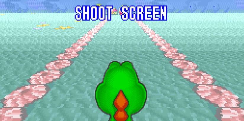 The Shoot Screen prompt in Yoshi's Safari