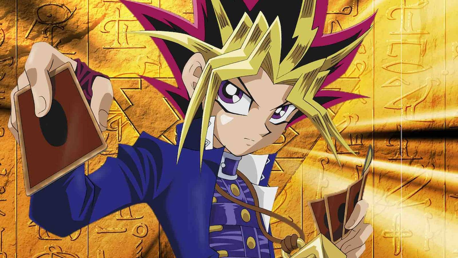 Yugi in Yu-Gi-Oh!