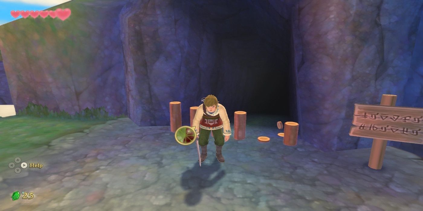 exploring the world in The Legend of Zelda: Skyward Sword HD