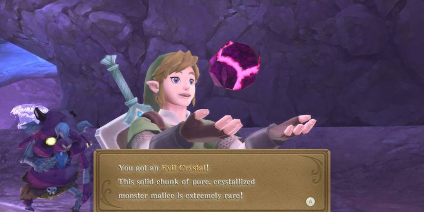 Skyward Sword HD How To Get Evil Crystals Material Treasure