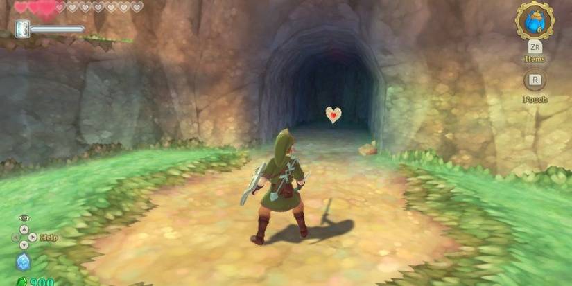 Zelda Skyward Sword Faron Woods Bombable Wall