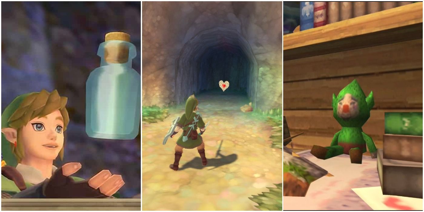 Zelda Skyward Sword Secret Items