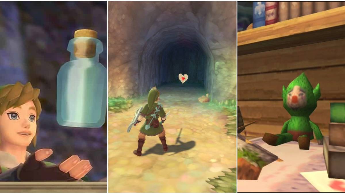 Zelda Skyward Sword Secret Items