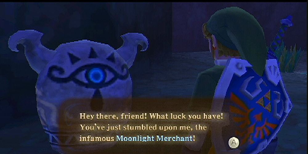 Zelda Skyward Sword Secret Locations Moonlight Merchant