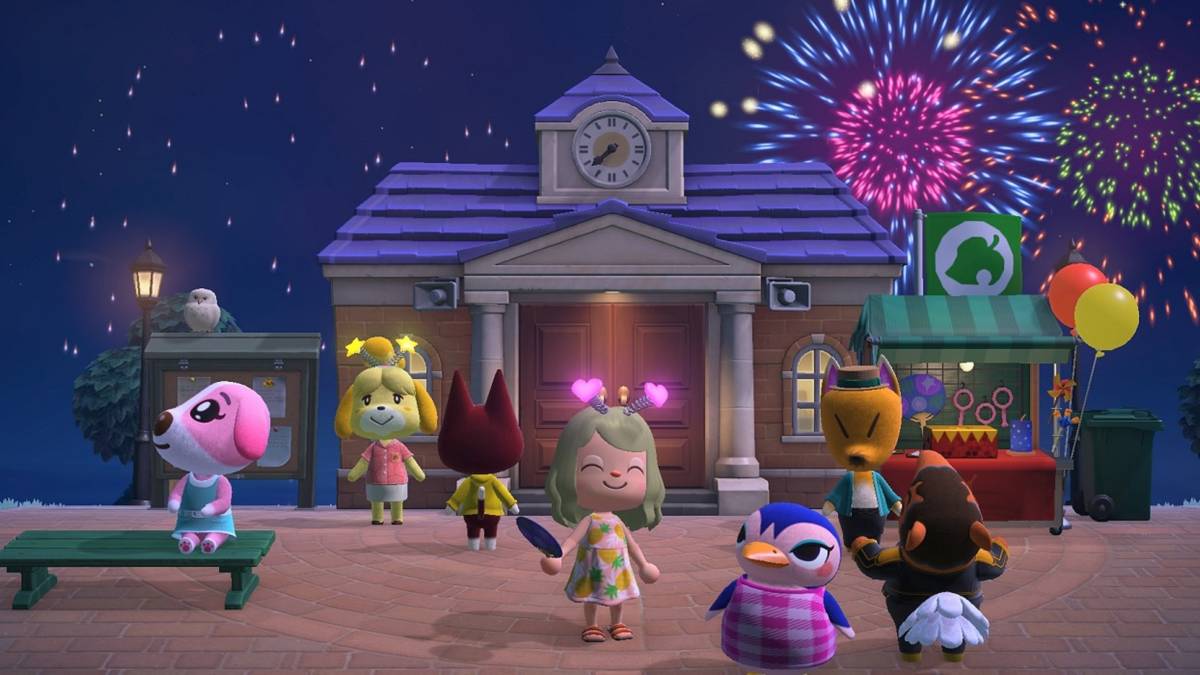 animal crossing new horizons fireworks update