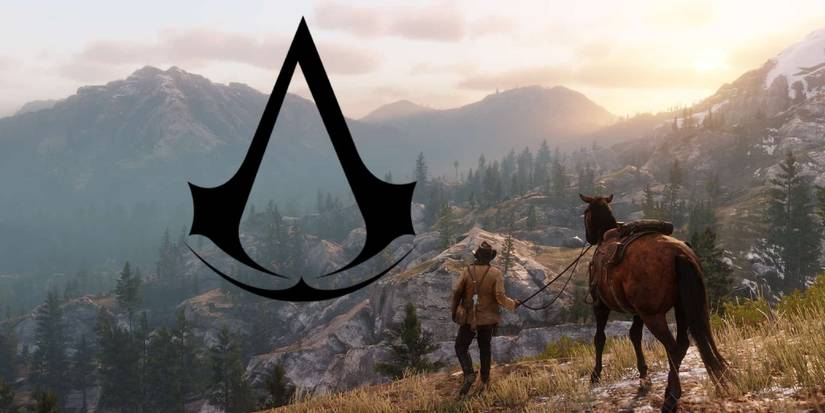 assassins creed logo red dead screenshot