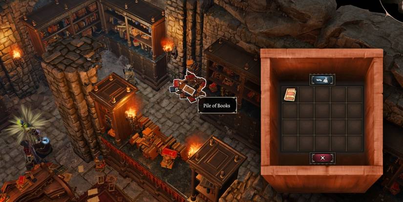 Party looking through books