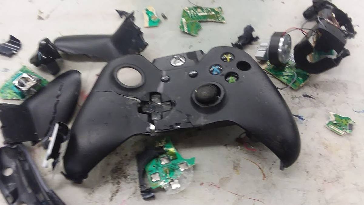 Exploding Video Game Controller Someone Invented a Creative Way to Protect Controllers From Rage