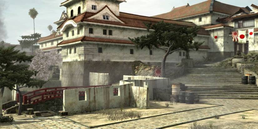 cod world at war castle map