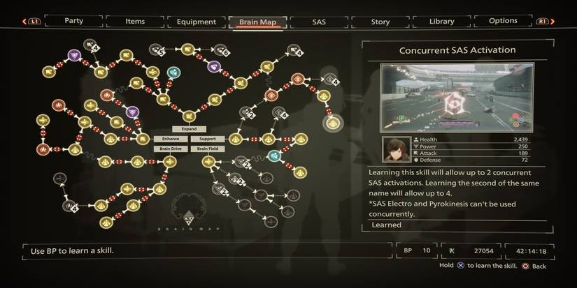 Concurrent SAS Activation scarlet nexus