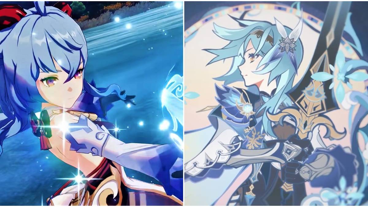 genshin impact ganyu eula official artwork cryo users split image