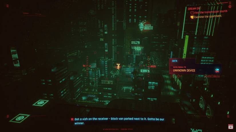 Cyberpunk 2077 Dream On Signal Tower