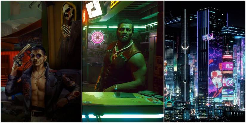 images from night city.