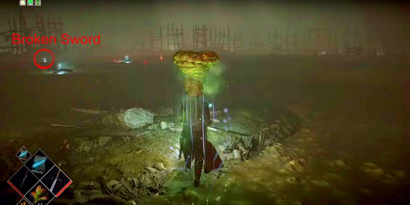 item to make the blueblood sword found in the swamp of sorrow.