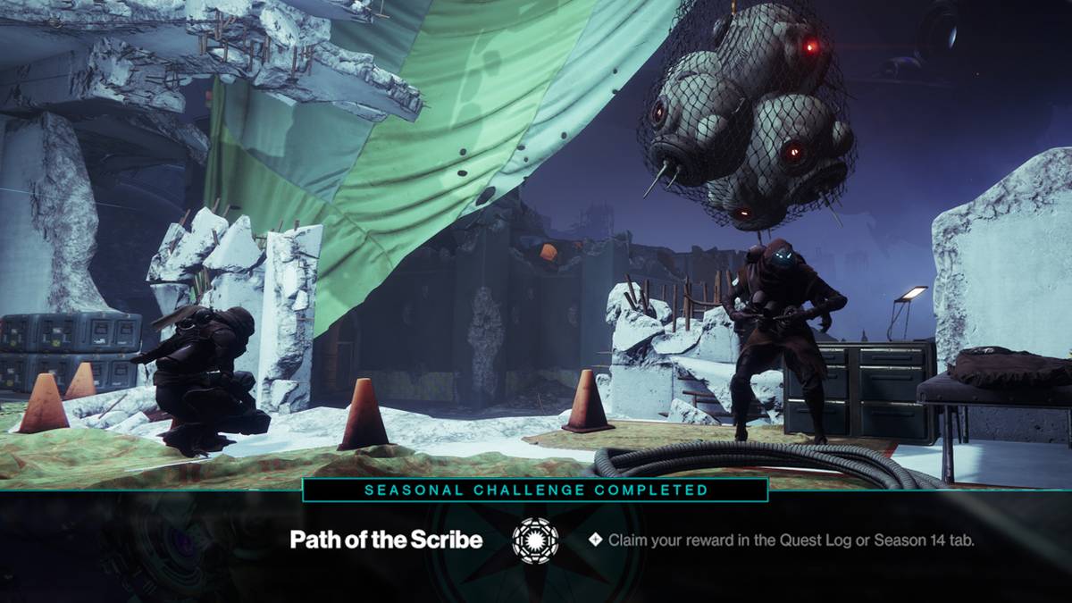 season of the splicer seasonal challenge path of the scribe complete eliksni quarter