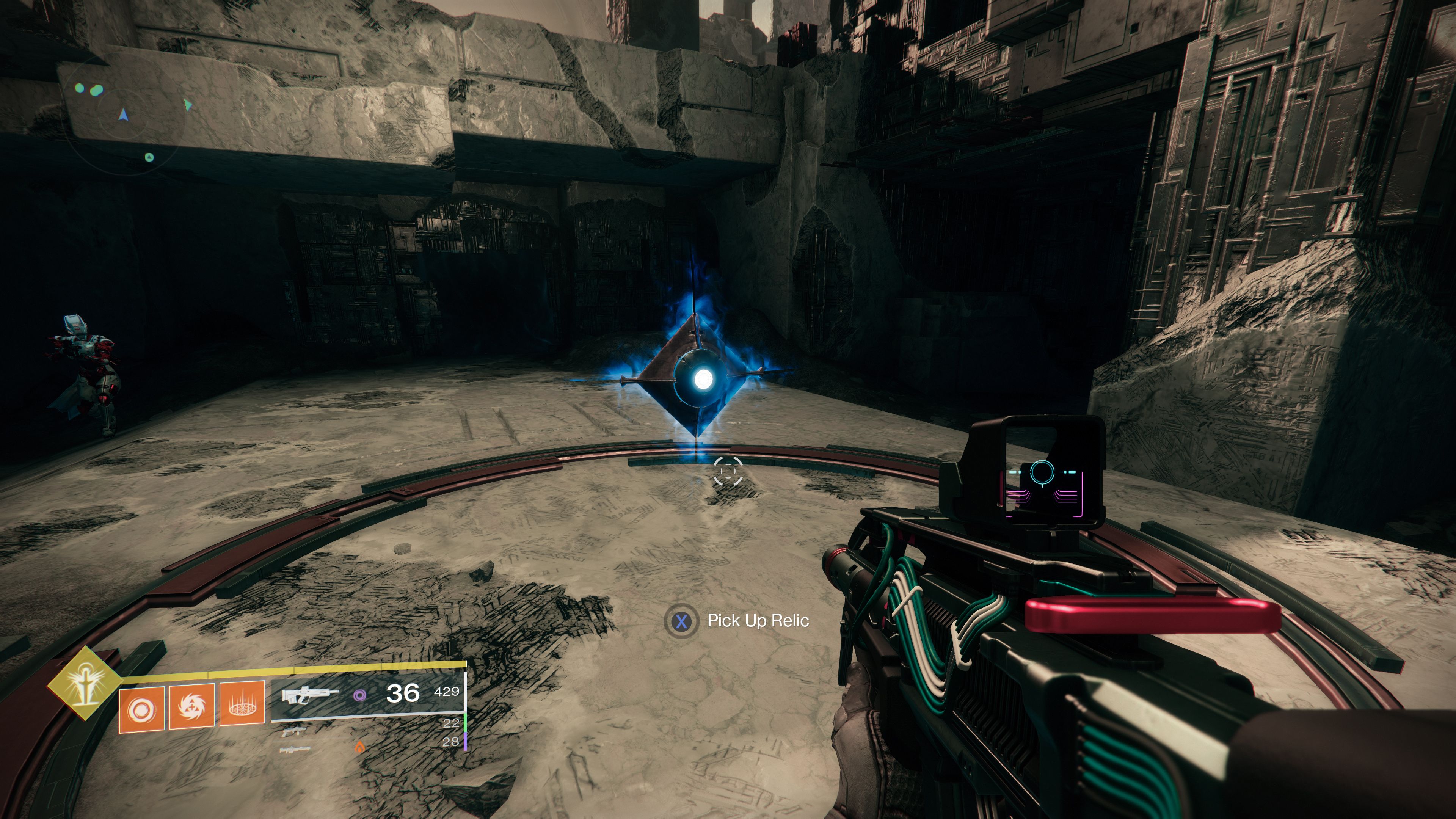 vault of glass raid templar vex hydra boss fight relic shield item
