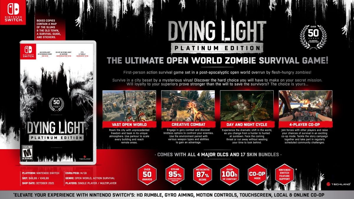 Dying Light Platinum Edition Nintendo Switch Leak