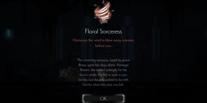 melee subskill that summons a tornado of petals.