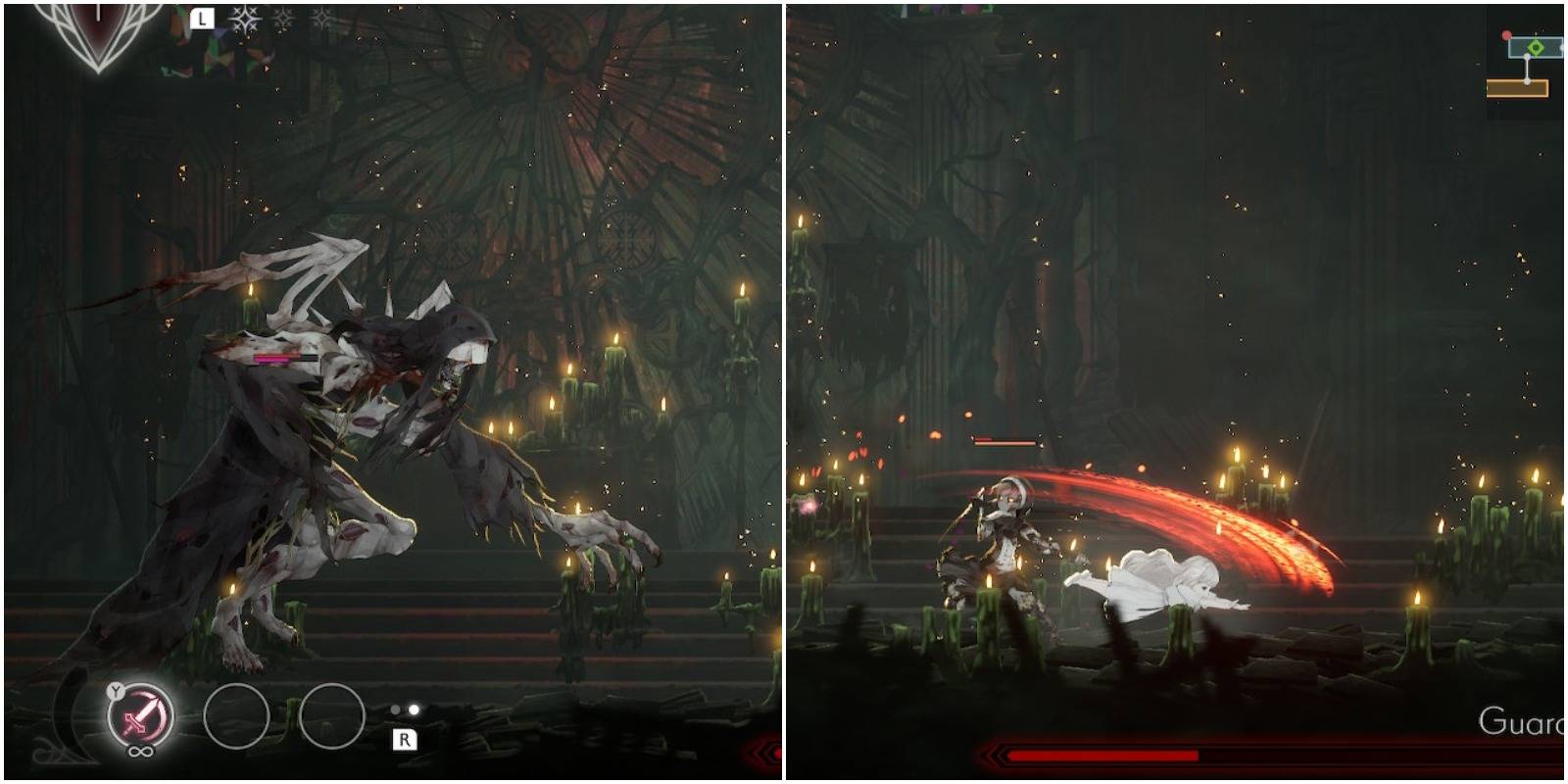 the boss in phase 1 and 2.