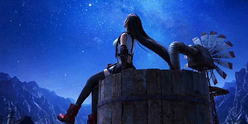 final fantasy 7 remake tifa water tower stars square enix