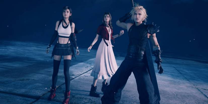 ff7 remake cloud tifa aerith