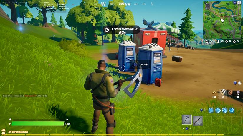 fortnite fork knife plant sapling quest