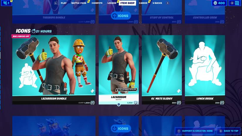 fortnite lazerbeam outfit