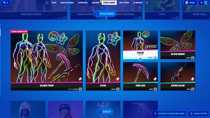 Gleam Team Bundle fortnite