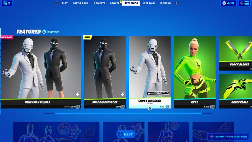 fortnite shadow enforcer ghost enforcer