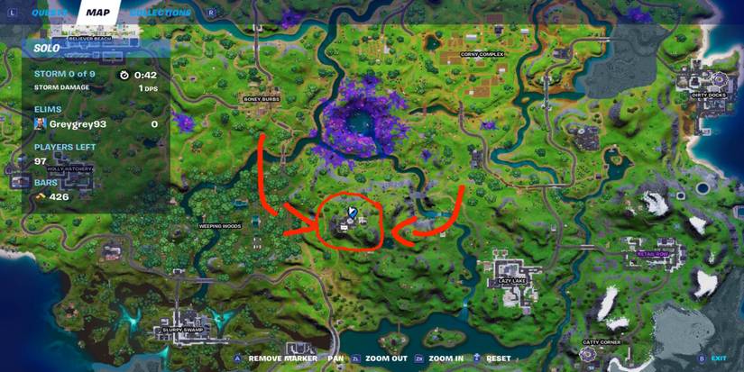 fortnite rick sanchez npc location (1)