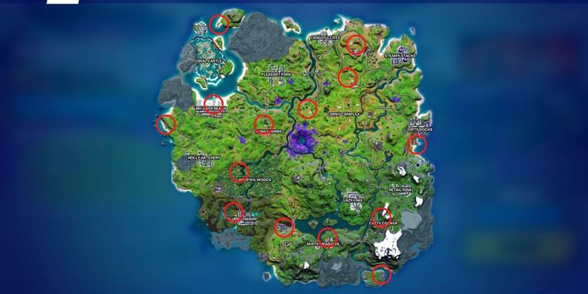 fortnite season 7 bounty board locations