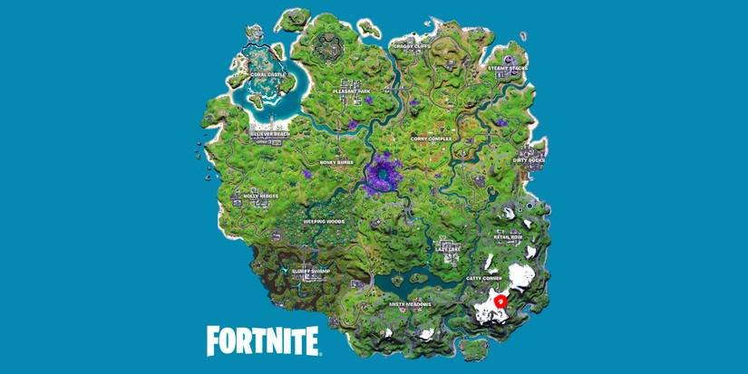 fortnite destroy hiding places location map