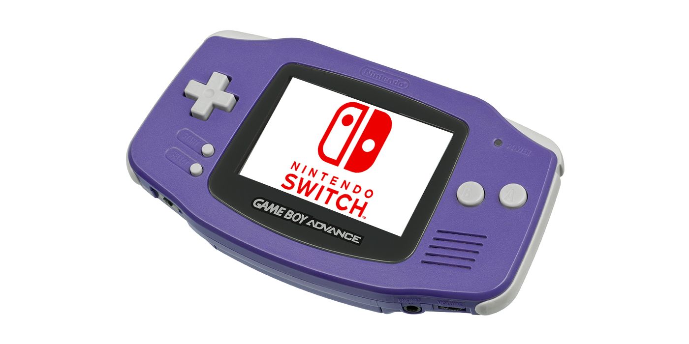Game Boy Advance with Switch logo