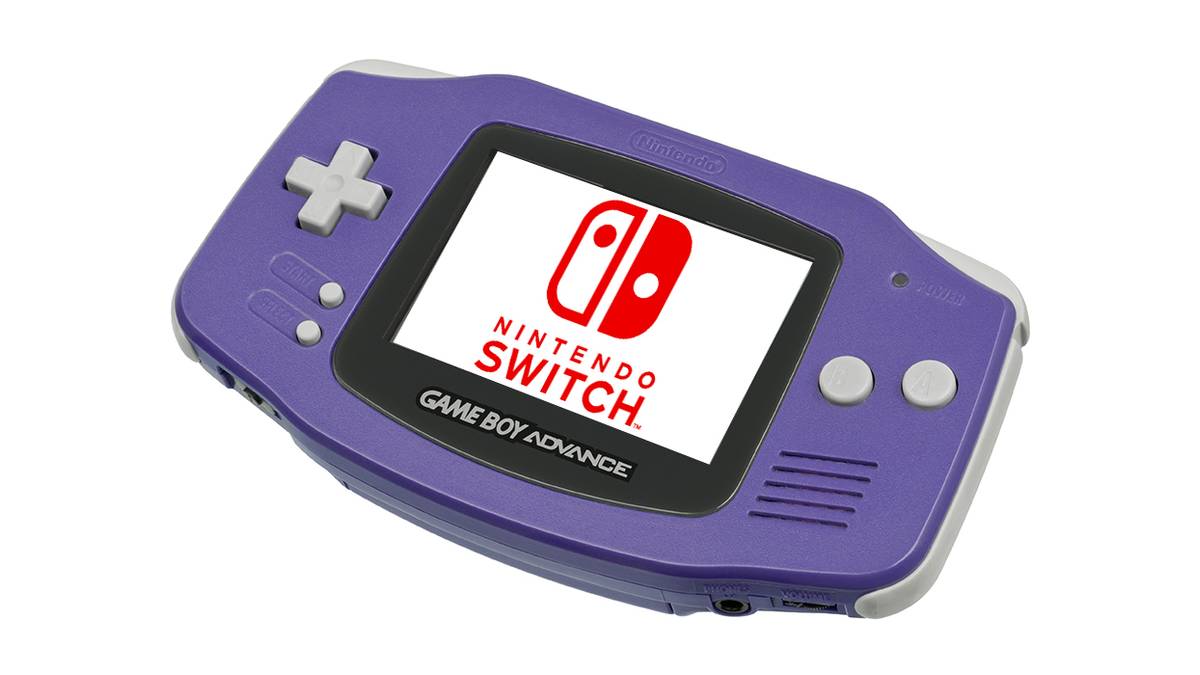 Game Boy Advance with Switch logo
