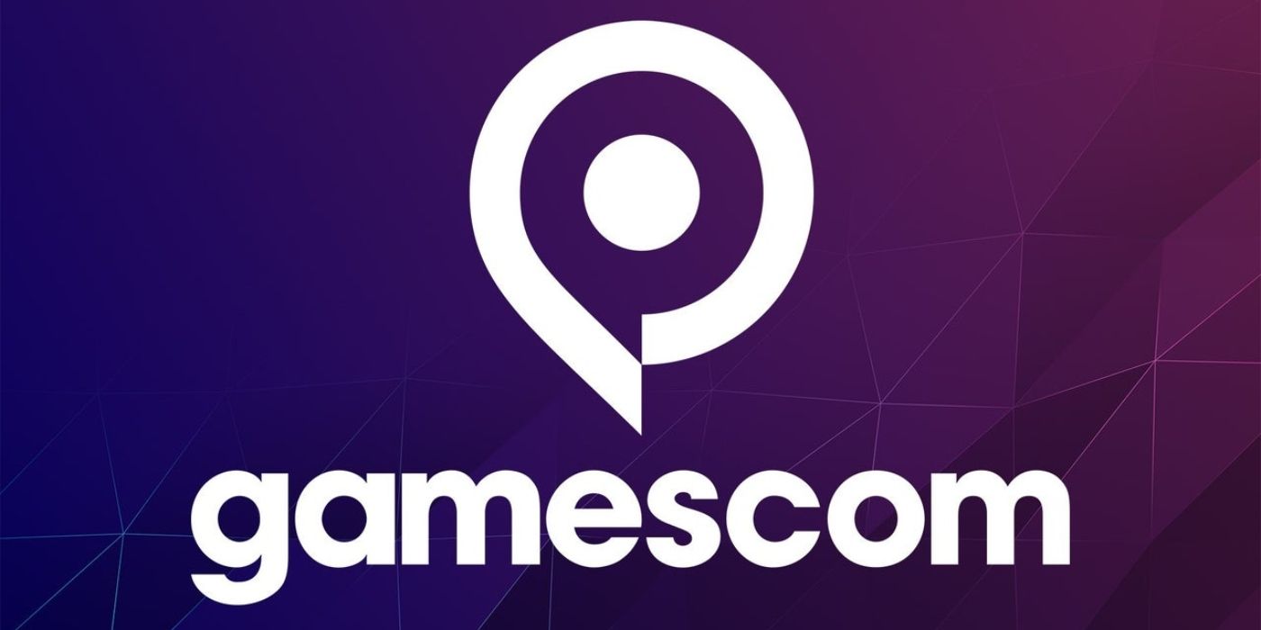 gamescom logo purple background